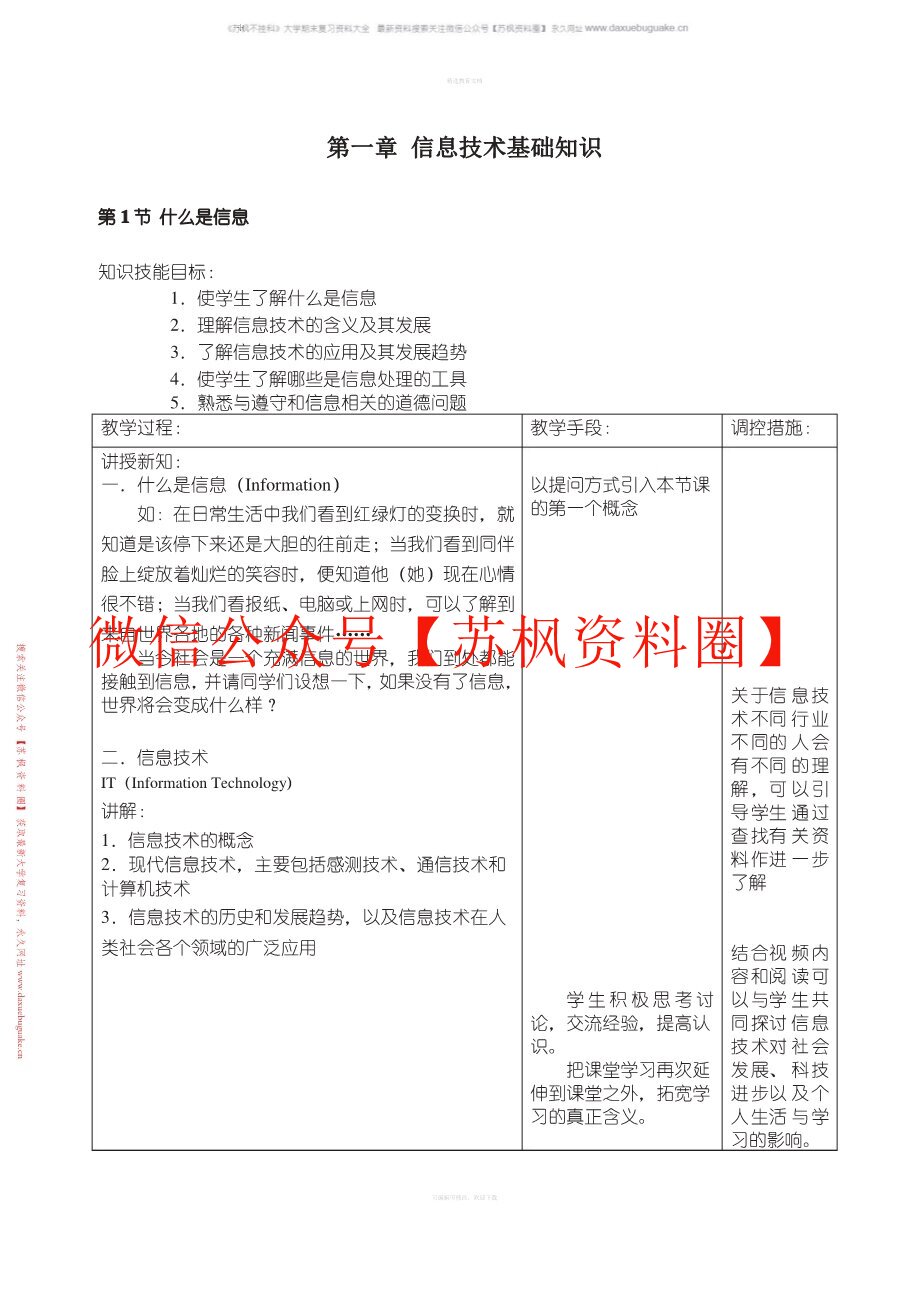 信息技术基础
